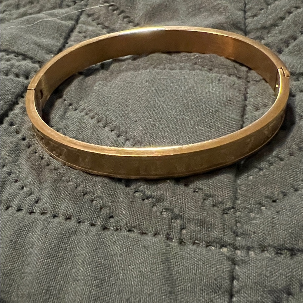 Gold-Tone Bangle Bracelet